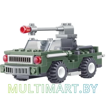Конструктор JIE-STAR Army 23010 Военный джип картинка 2